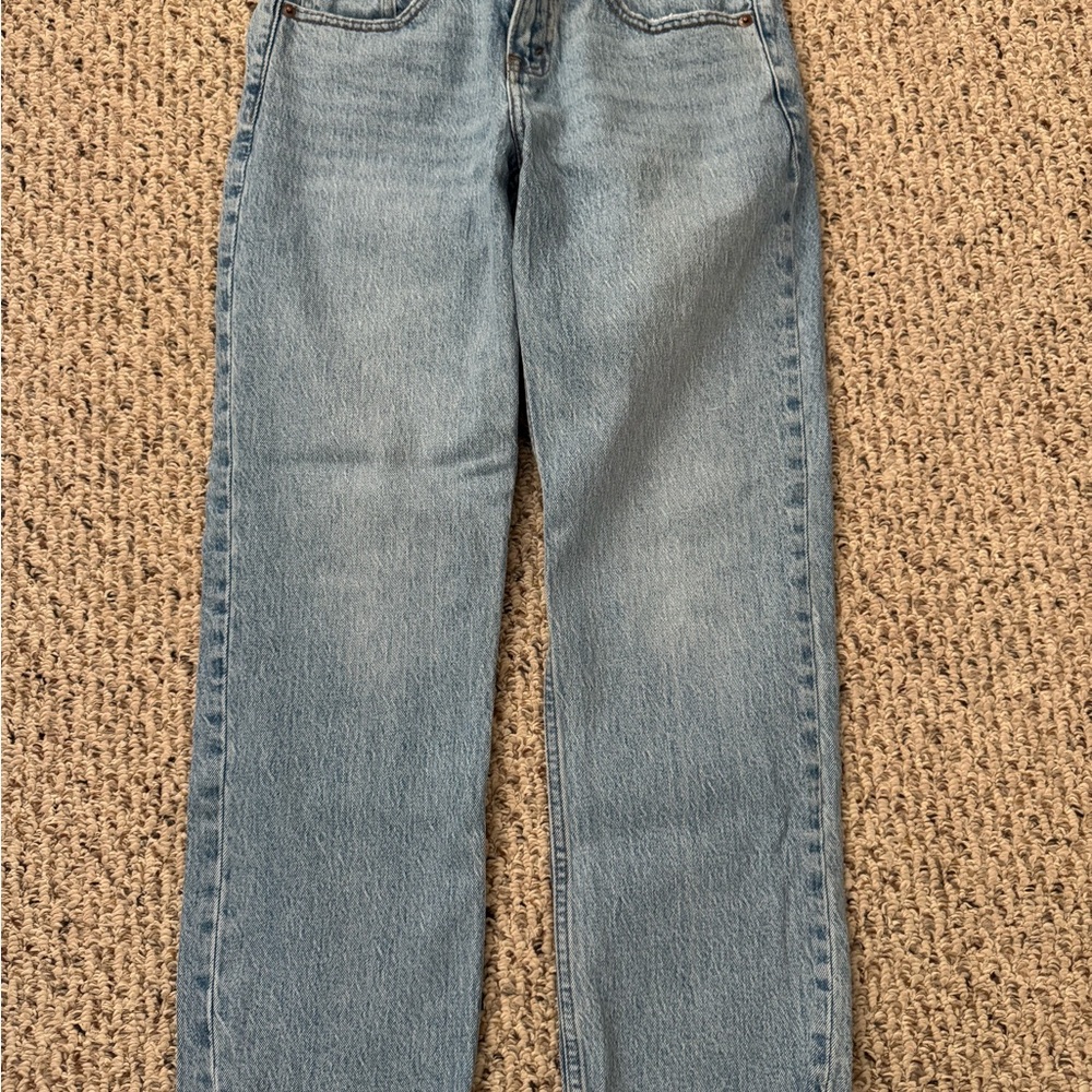 Abercrombie & Fitch Light Blue Mid Rise Jeans